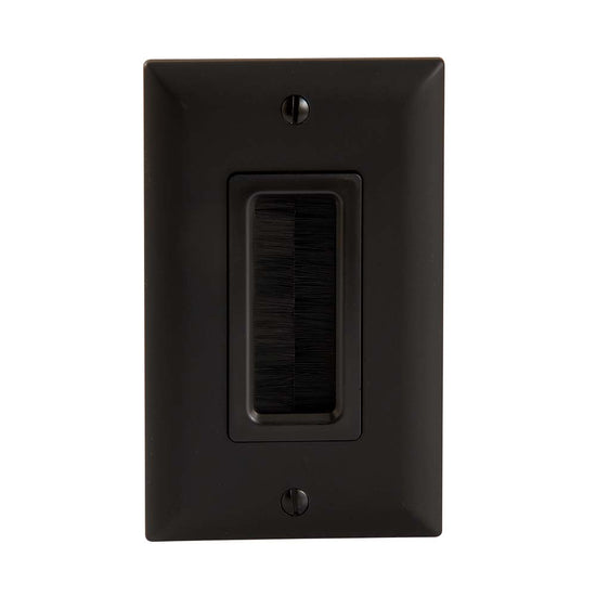 SA-IWCM1-B1 - Sanus - SAIWCM1B1 Cable Management Brush Wall Plate Black
