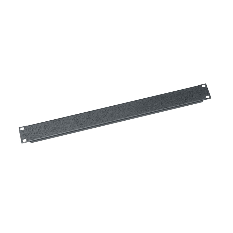 1 RU Flanged Blank Rack Panel, Textured