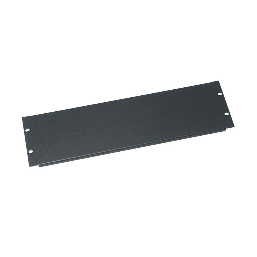 3 RU Flanged Blank Rack Panel, Textured