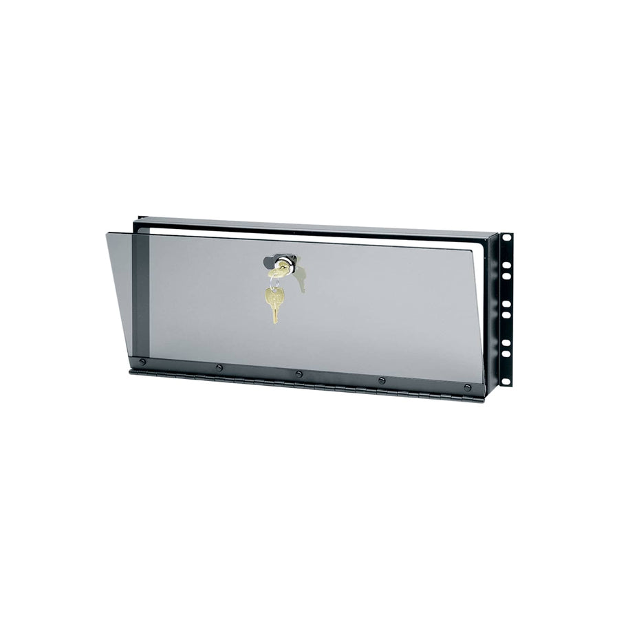 4 RU Fixed Security Cover With Hinged Plexi Door