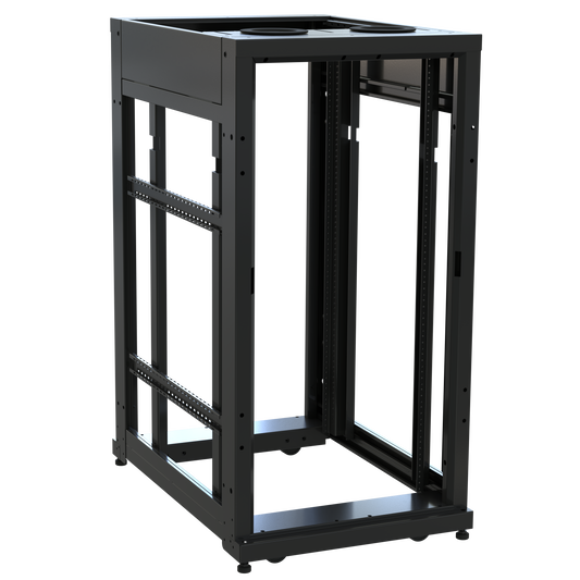 SNE24F-2436 - Middle Atlantic - 24 RU SNE Series Rack Frame 36 Inches Deep 24 Inches Wide with 1032 Rackrail