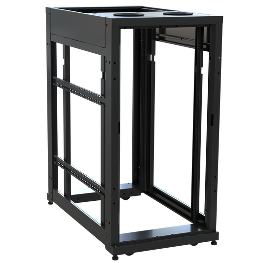SNE24F-2442 - Middle Atlantic - 24 RU SNE Series Rack Frame 42 Inches Deep 24 Inches Wide with 1032 Rackrail