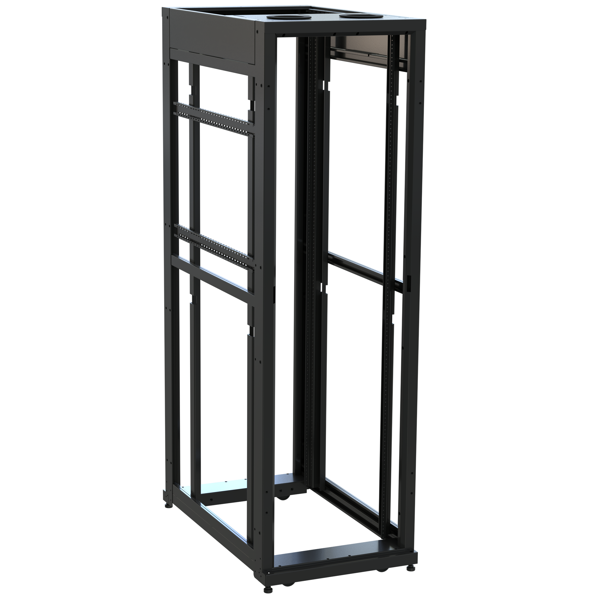 SNE24F-4242 - Middle Atlantic - 42 RU SNE Series Rack Frame 42 Inches Deep 24 Inches Wide with 1032 Rackrail