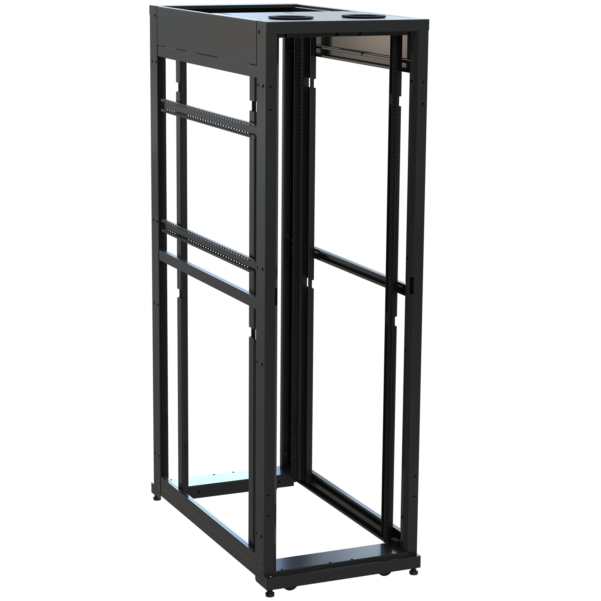 SNE24F-4248 - Middle Atlantic - 42 RU SNE Series Rack Frame 48 Inches Deep 24 Inches Wide with 1032 Rackrail