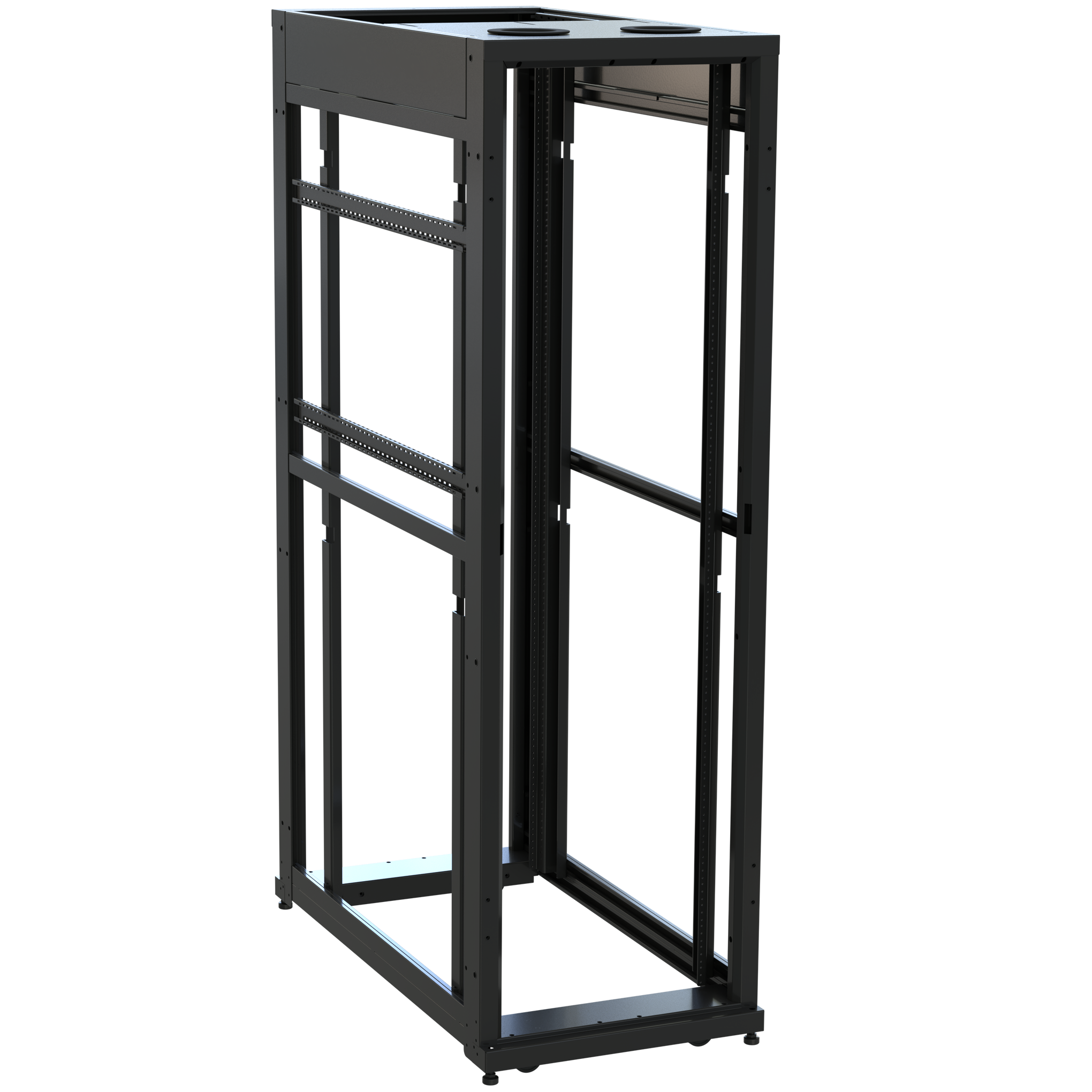 SNE24F-4248 - Middle Atlantic - 42 RU SNE Series Rack Frame 48 Inches Deep 24 Inches Wide with 1032 Rackrail