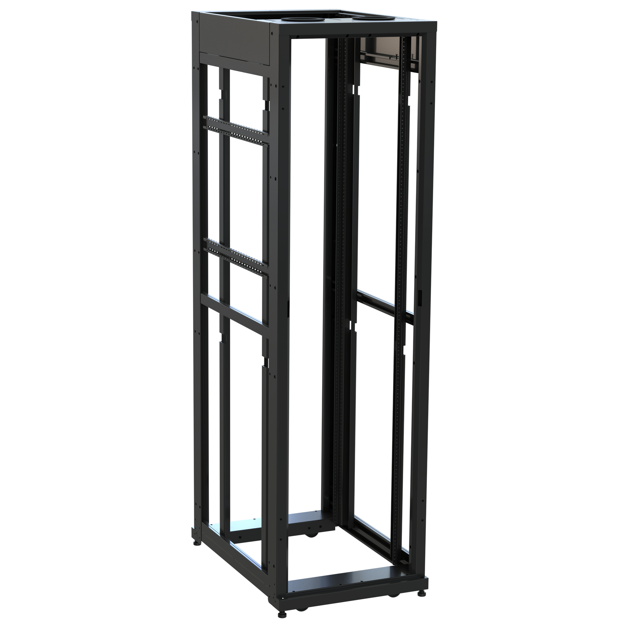 SNE24F-4536 - Middle Atlantic - 45 RU SNE Series Rack Frame 36 Inches Deep 24 Inches Wide with 1032 Rackrail