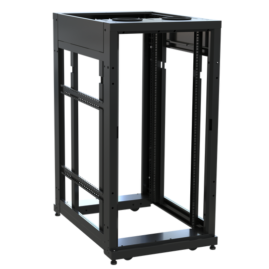 SNE24F-CN-2436 - Middle Atlantic - 24 RU SNE Series Rack Frame 36 Inches Deep 24 Inches Wide with Cage Nut Rackrail