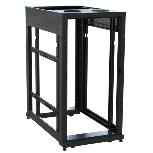 SNE24F-CN-2442 - Middle Atlantic - 24 RU SNE Series Rack Frame 42 Inches Deep 24 Inches Wide with Cage Nut Rackrail