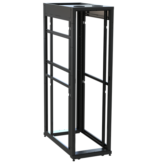 SNE24F-CN-4548 - Middle Atlantic - 45 RU SNE Series Rack Frame 48 Inches Deep 24 Inches Wide with Cage Nut Rackrail