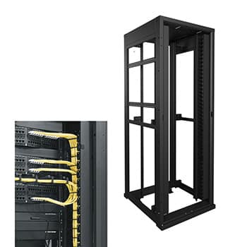 45 RU SNE Series Rack for Networking Systems, 30 Inches Wide, 36 Inches Deep - LRD