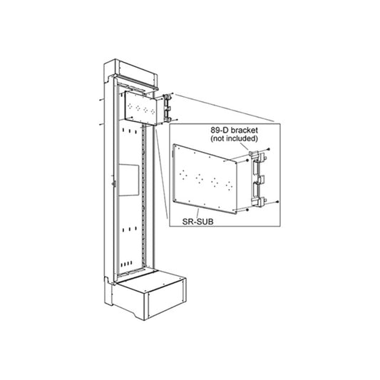 SR-SUB - Middle Atlantic - Subplate Mounting Kit for SR Series