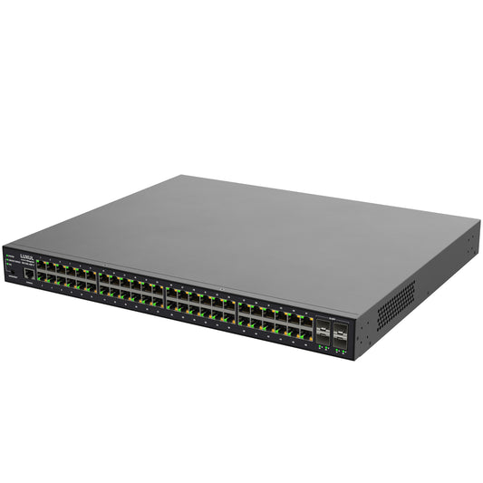 SW-515-48P-F - Luxul - 48 PoE 4 SFP Ports 1Gb L2L3 Managed Switch US Power Cord