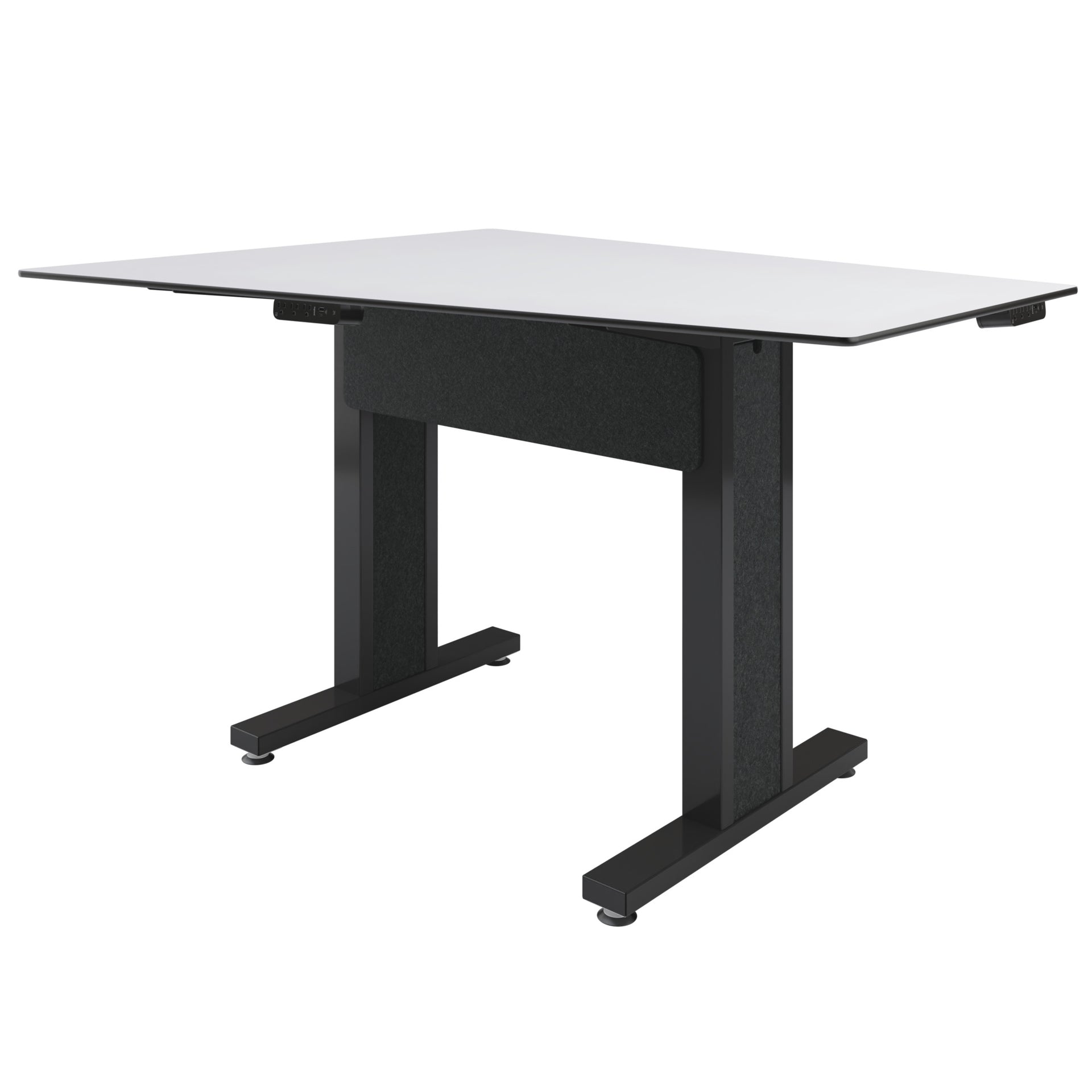 TBL-ANG-3P-CH-WB - Middle Atlantic - Forum 3 Person Angle Table 38 Counter Height Dark Finish