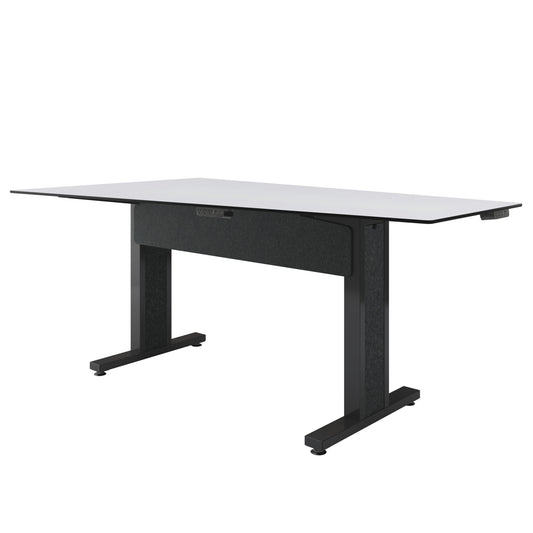 TBL-ANG-5P-CH-WB - Middle Atlantic - Forum 5 Person Angle Table 38 Counter Height Dark Finish
