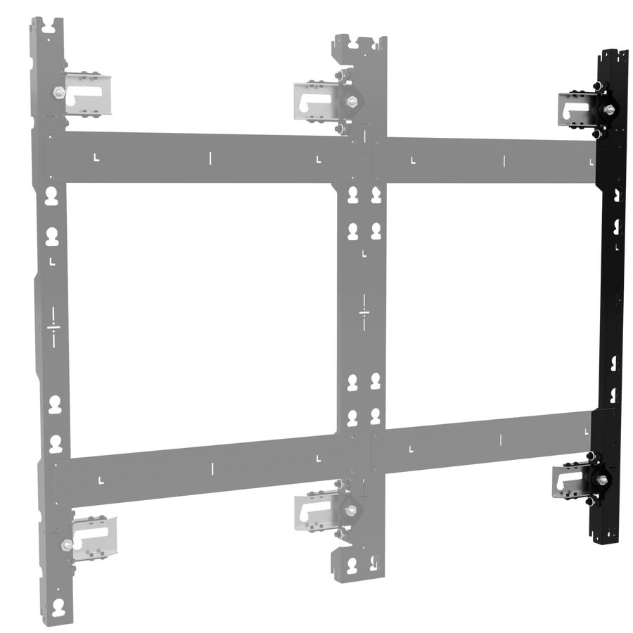 TiLED™ Right dvLED Wall Mount for SHARP NEC E Series, 3 Displays Tall