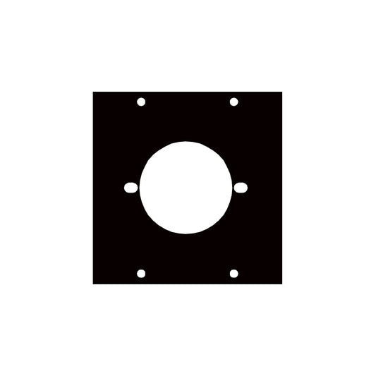 TW2B - Middle Atlantic - UCP Module with 2 Bolt Twistlock Punchout