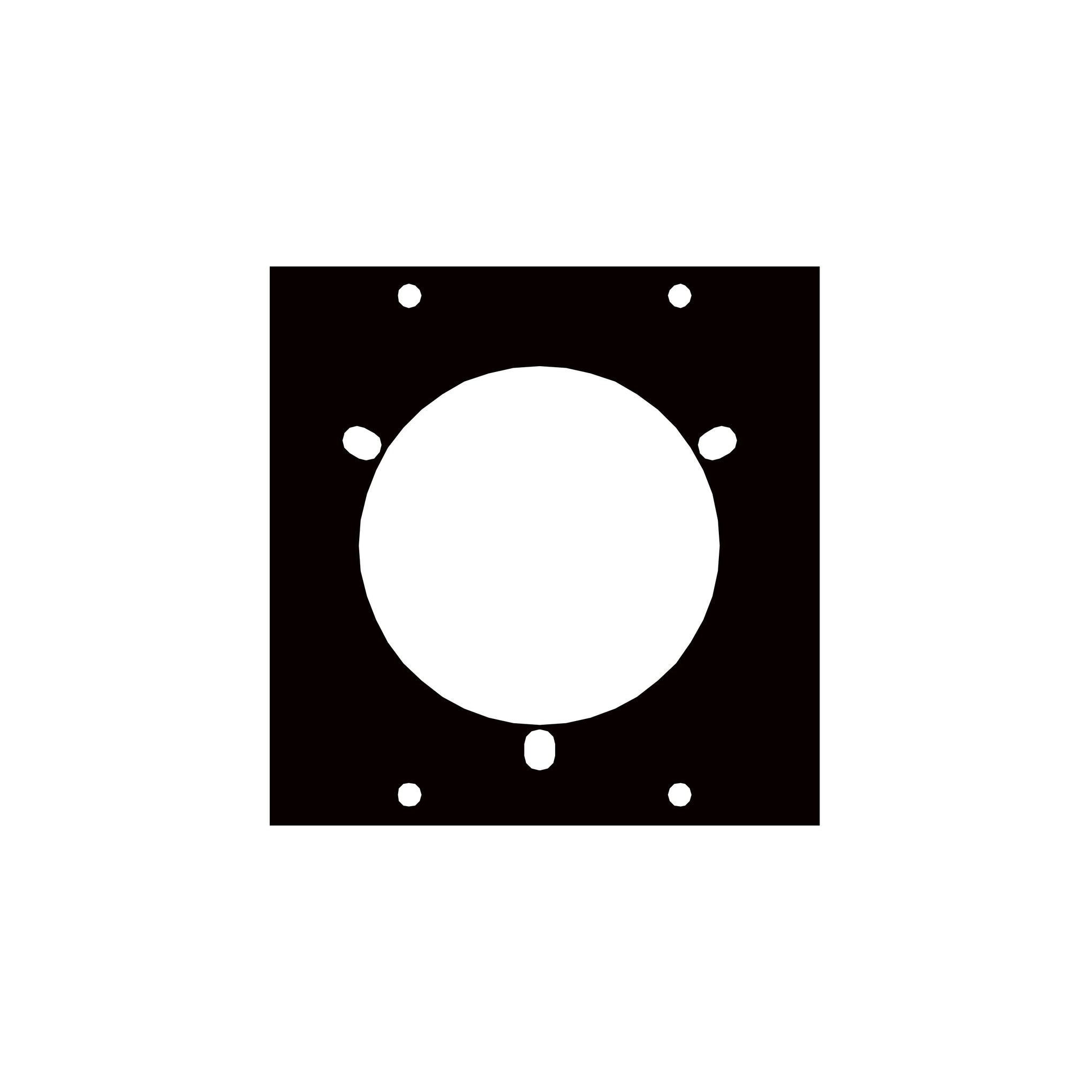 TW3B - Middle Atlantic - UCP Module with 3 Bolt Twistlock Punchout
