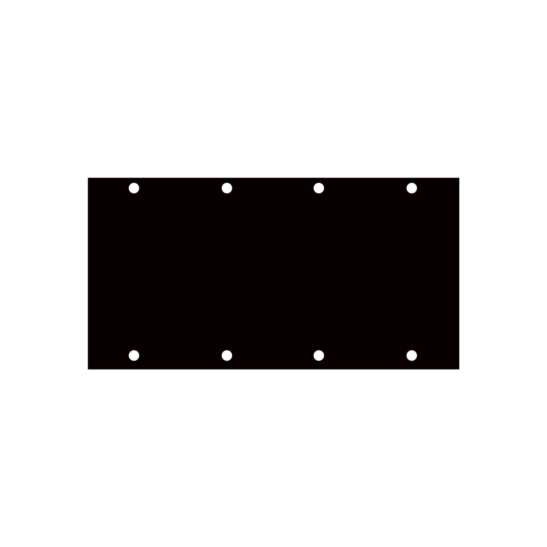 UCPB2 - Middle Atlantic - UCP Blank Module Double Width