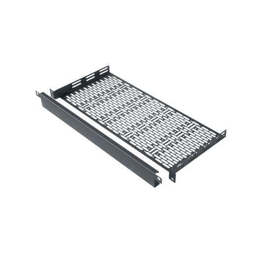 UFA-8-F1 - Middle Atlantic - 1 RU UFA Rackshelf 8 Inches Deep with 1 RU Faceplate