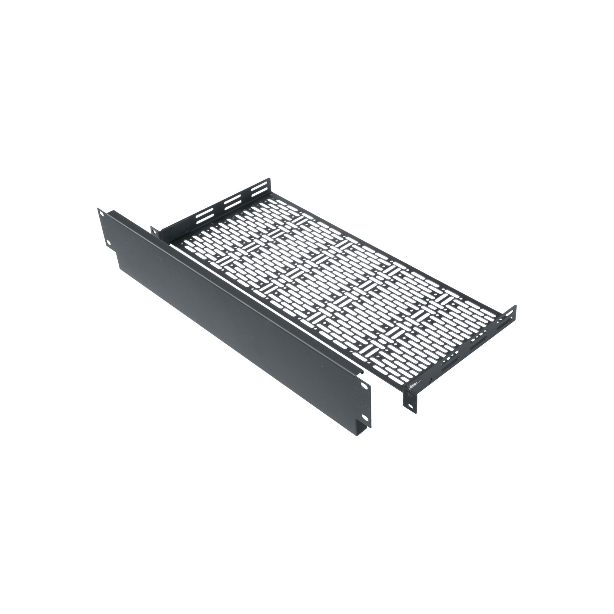 UFA-8-F2 - Middle Atlantic - 1 RU UFA Rackshelf 8 Inches Deep with 2 RU Faceplate