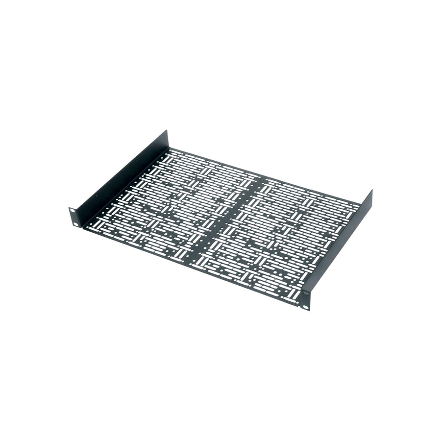 1 RU UMS Rackshelf, 11.5 Inches Deep with 4 partial blank panels