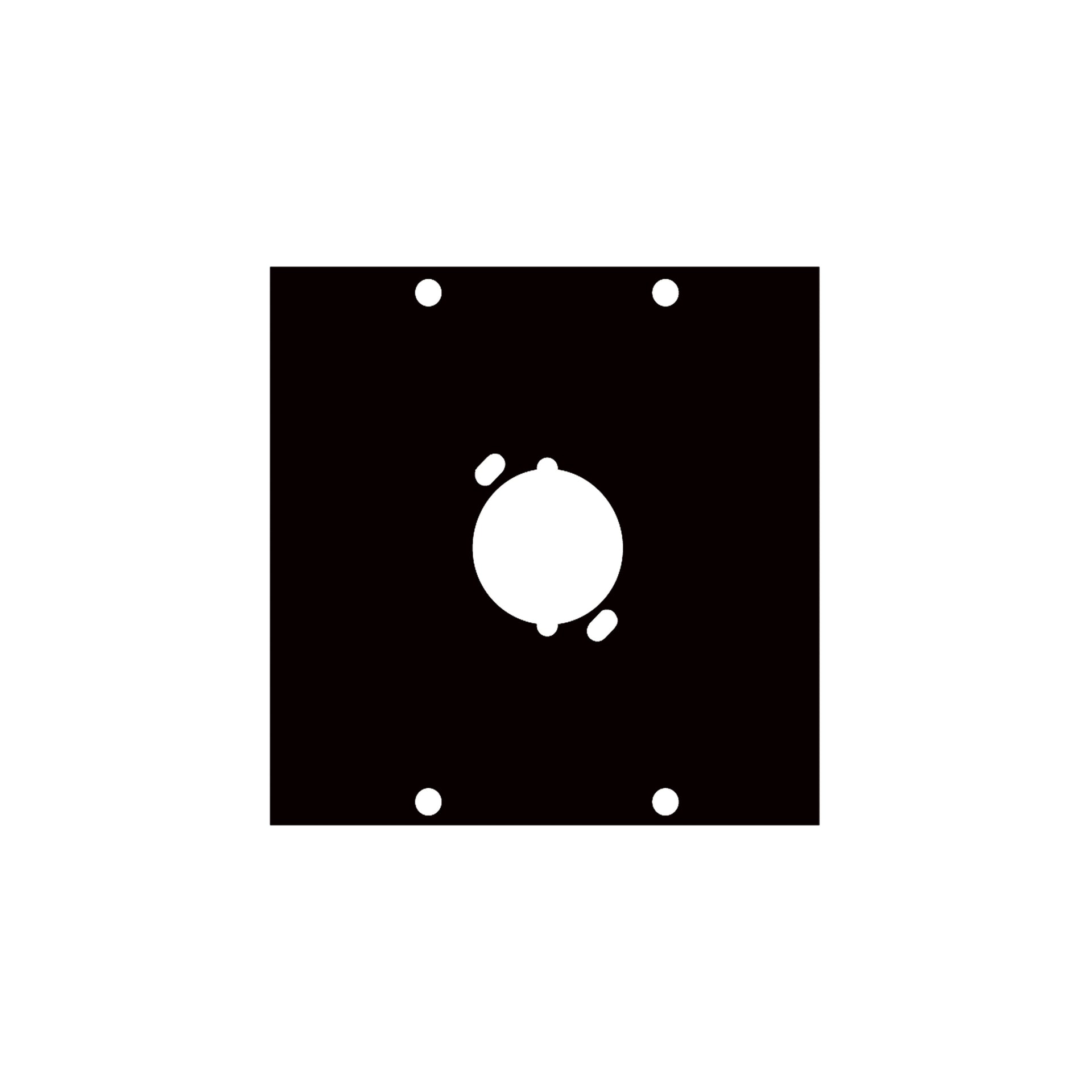 UNIV1 - Middle Atlantic - UCP Module withoutne XLR Female Punchouts