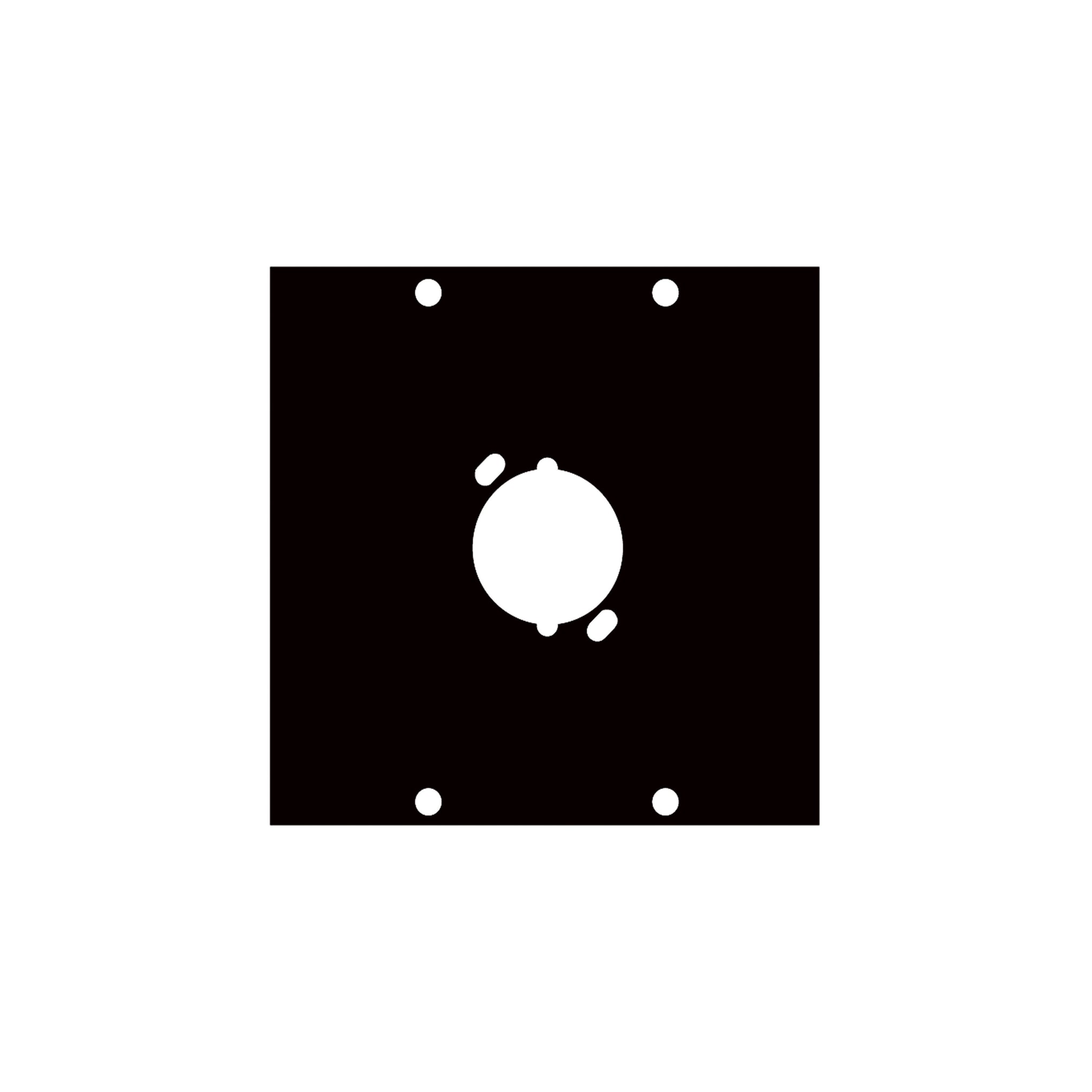 UNIV1 - Middle Atlantic - UCP Module withoutne XLR Female Punchouts