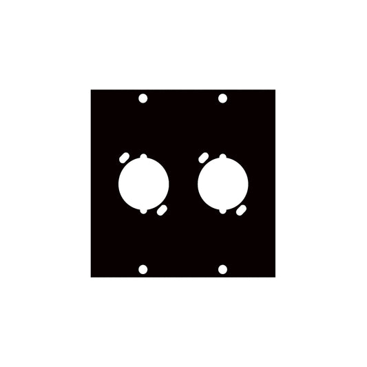 UNIV2 - Middle Atlantic - UCP Module with Two XLR Female Punchouts