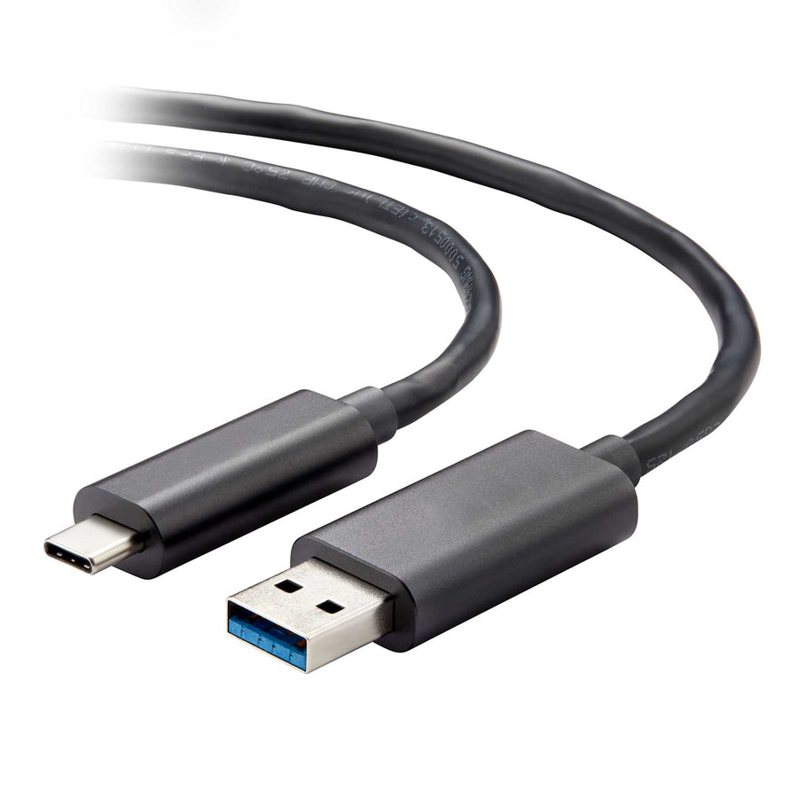 USB 3.2 Gen 2x1 Type C to Type A Active Optical Cable Plenum from Vaddio