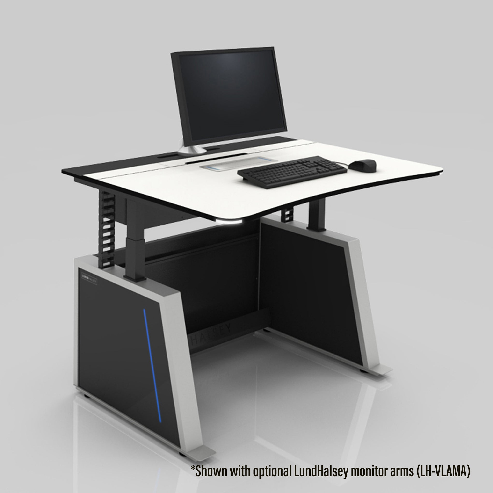 LH-VLCSHS - Middle Atlantic - Visionline AIR 247 Height Adjustable Console Small 495 Inches Wide
