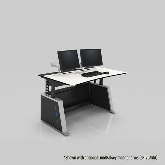 LH-VLCMHS - Middle Atlantic - Visionline AIR 247 Height Adjustable Console Medium 63 Inches Wide