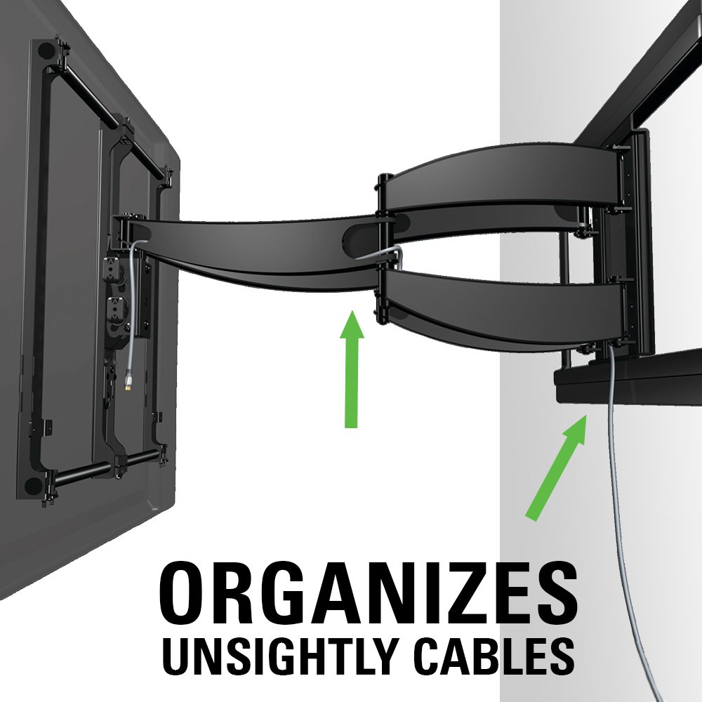 VLF628-B1 - Sanus - FullMotion Mount For 46 90 flatpanel TVs up 150 lbs