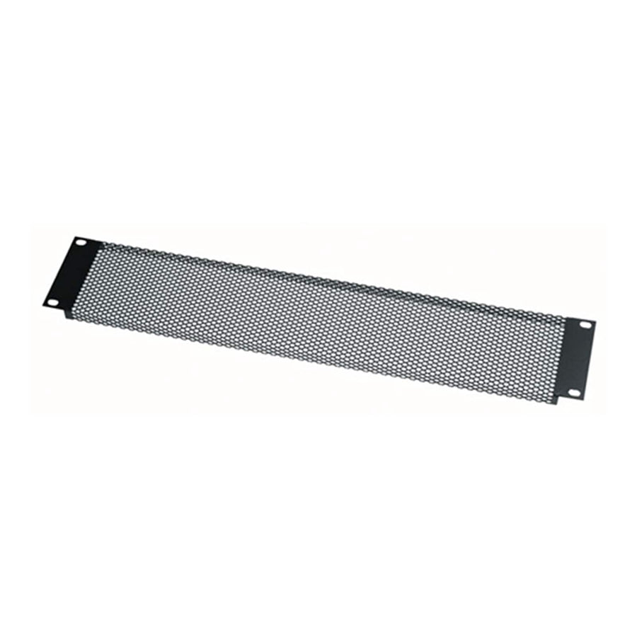 2 RU Rack Vent Panel, Perforated with 64% Open Area