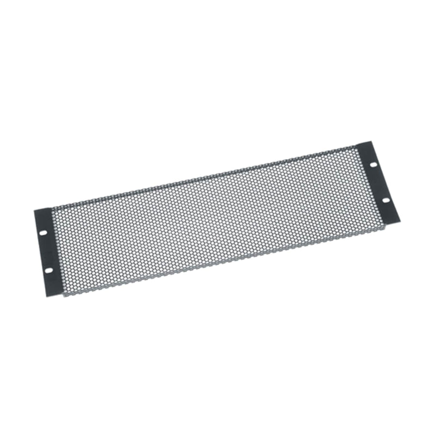 3 RU Rack Vent Panel, Perforated with 64% Open Area - 6 Piece Contractor Pack