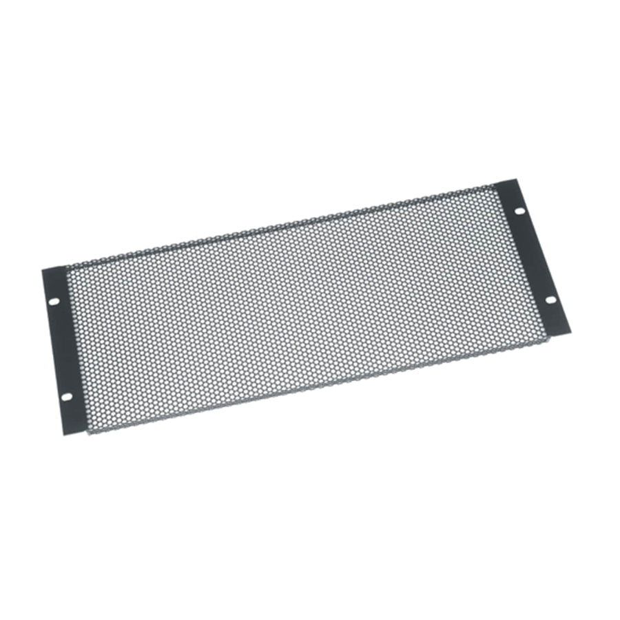 4 RU Rack Vent Panel, Perforated with 64% Open Area