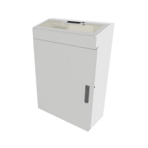 VWM Door with Plexi Access Fits 42" High x 16" Deep - White