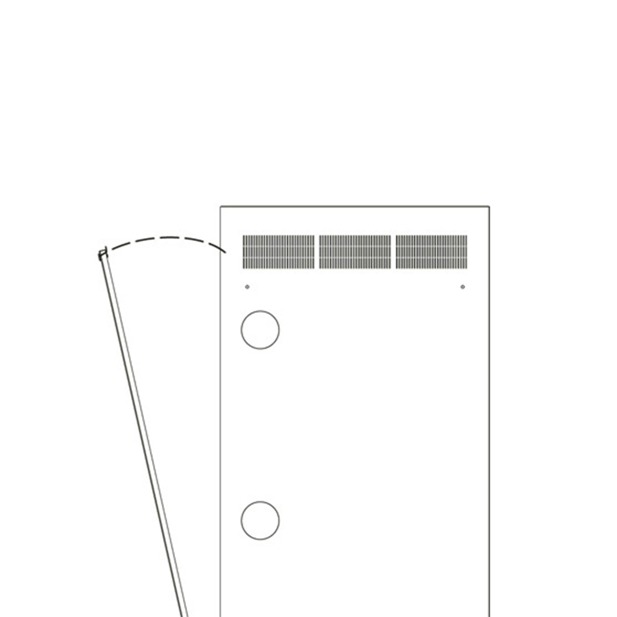 WR-RAP-37 - Middle Atlantic - 37 RU Rear Access Panel for WR Racks