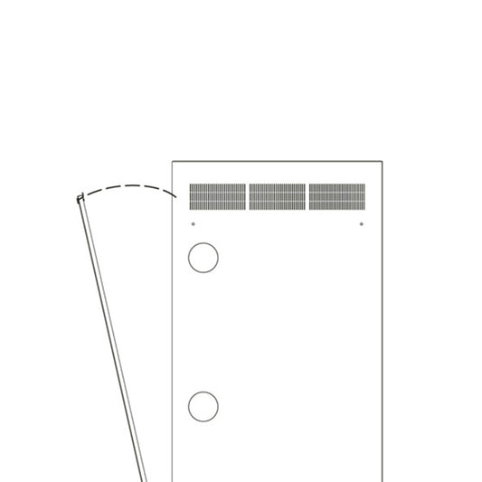 WR-RAP-37 - Middle Atlantic - 37 RU Rear Access Panel for WR Racks