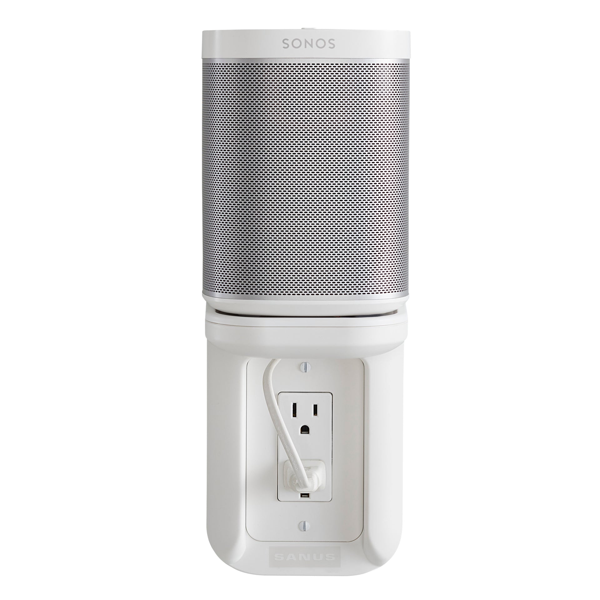 WSOS1-W1 - Sanus - Outlet Shelf White for Electronics and Speakers up to 10 lbs