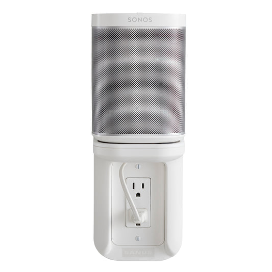 WSOS1-W1 - Sanus - Outlet Shelf White for Electronics and Speakers up to 10 lbs