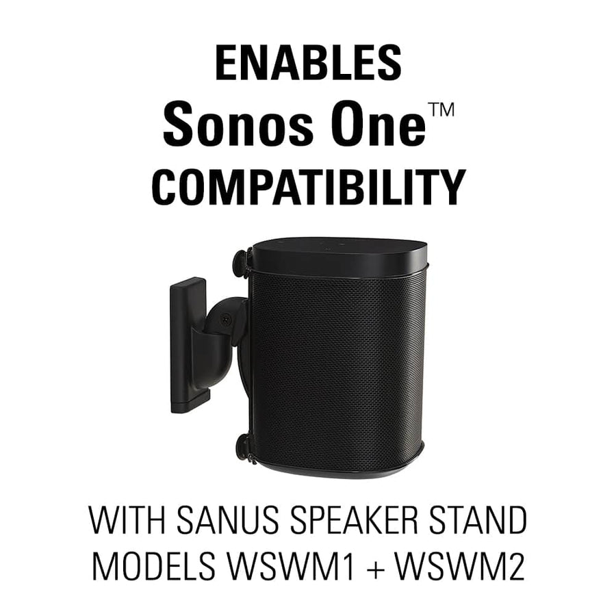 Sonos One™ Compatible Adapter Bracket for the SANUS Wireless Speaker Wall Mount