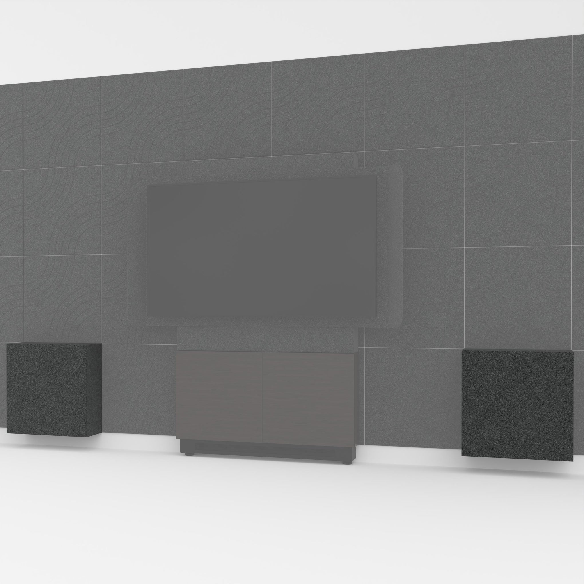 FM-FW-ADAWP-24CHG - Middle Atlantic - Forum ADACompliant Wall Tiles in Charcoal Gray