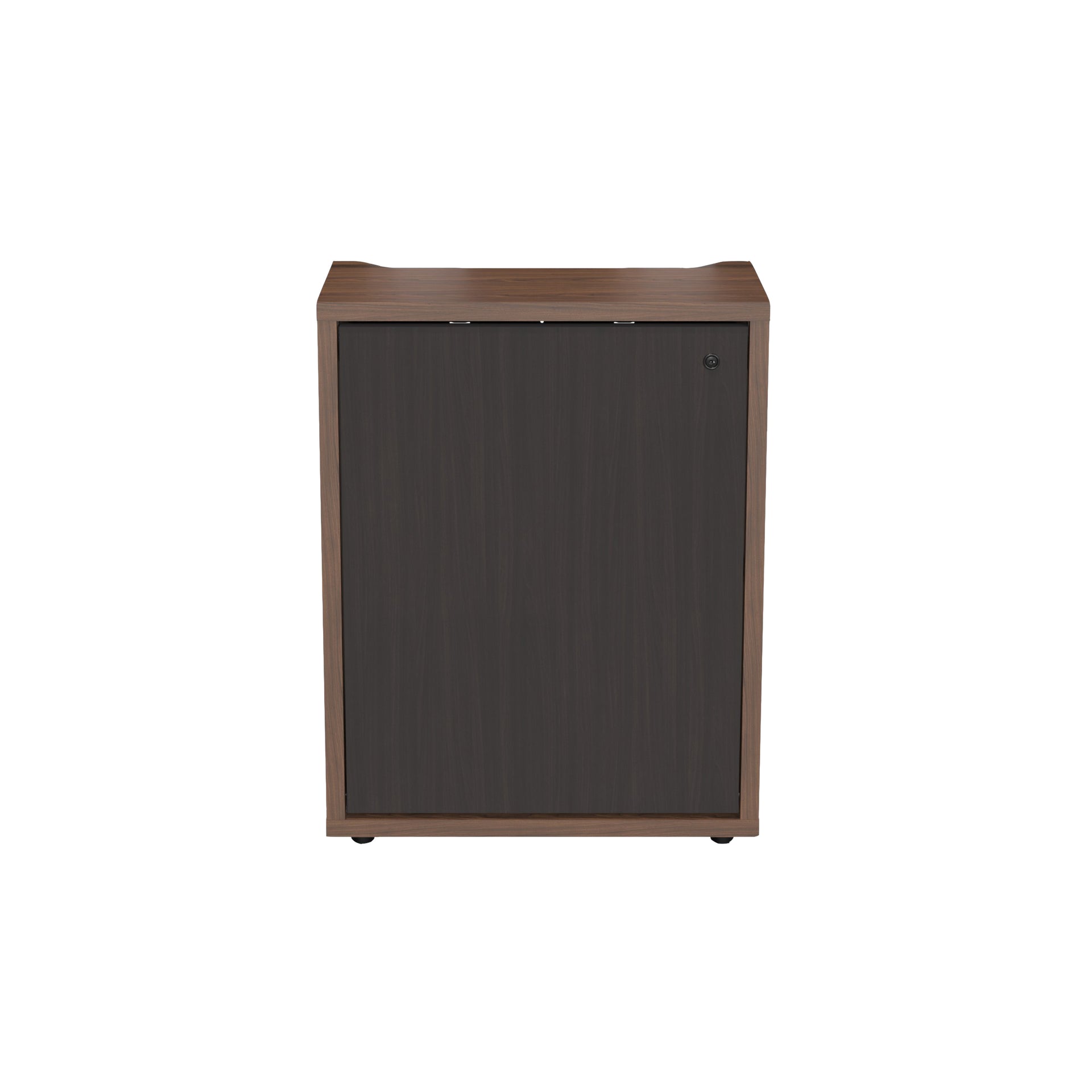 C3K1D1HB9A6ZPLBK - Middle Atlantic - C3 Series HPL Woodkit 1 Bay 32 Inches High Montana Walnut with Blackened Legno Doors