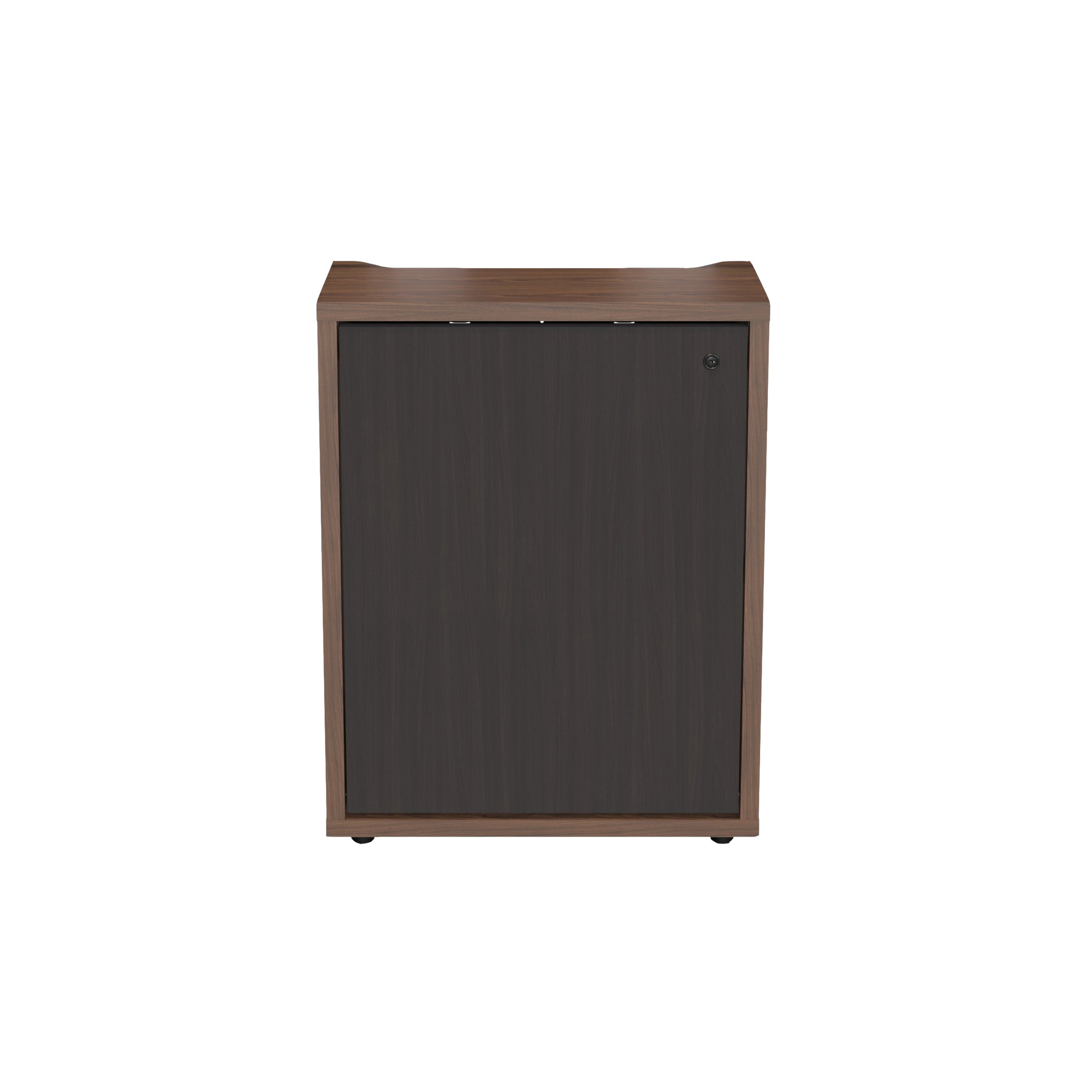 C3K1D1HB9A6ZPLBK - Middle Atlantic - C3 Series HPL Woodkit 1 Bay 32 Inches High Montana Walnut with Blackened Legno Doors