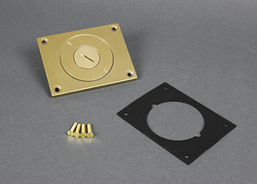 829CKAL-3/4BS Communications Cover Plate in Brass
