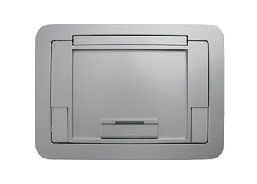EFB45CTALTR Evolution™ EFB45 Floor Box Flush Style Cover with Floor Insert in Aluminum