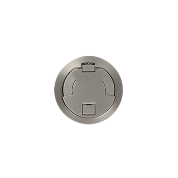 6AT2PAVSN3H 3-Hour Fire Classified 6 inch Recessed Prewired AV Flush Style Poke-Thru Assembly in Satin Nickel
