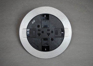 RP7CTCGY Ratchet-Pro™ Multiple Service Floor Box Cover Kit in Gray