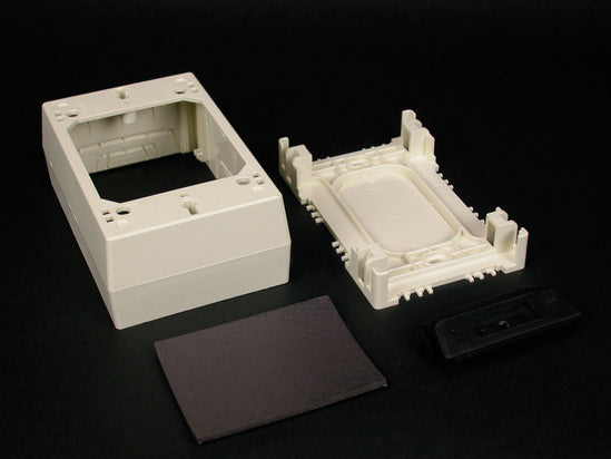 2348AMP Magnetic Deep Device Box Fitting in Ivory
