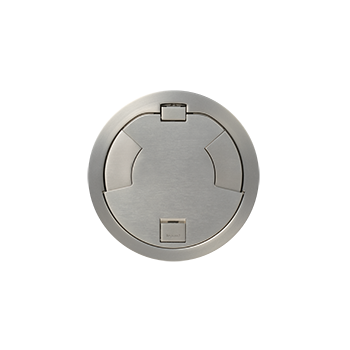 8CT2SNTR 8 inch Flush Style Tamper Resistant Cover Assembly in Satin Nickel